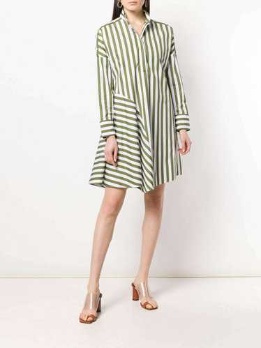 Akris Punto Striped Flared Shirt Dress SZ 38 = US 