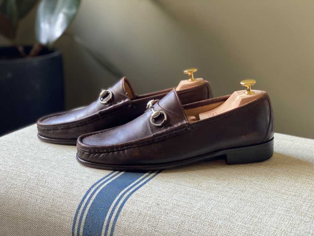 Gucci Horse bit loafers - image 4