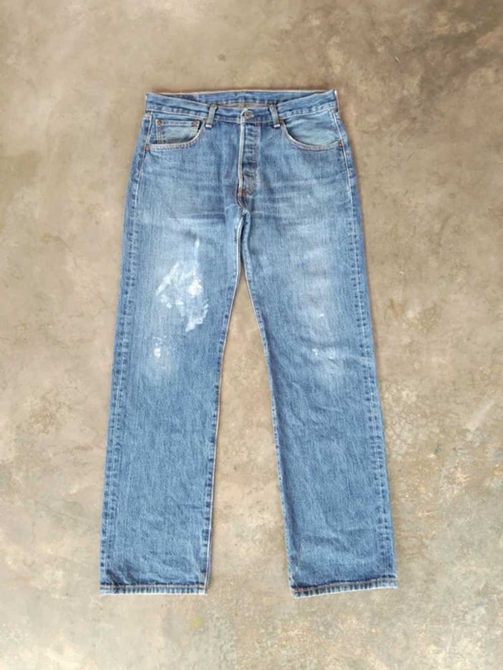 Levi's Vintage Levi's 501 Distressed Jeans 33x31 Denim - Gem