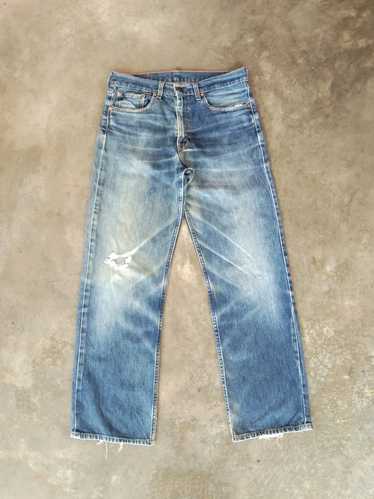Levi's Y2k Vintage Levi's Jeans 508 Distressed Je… - image 1