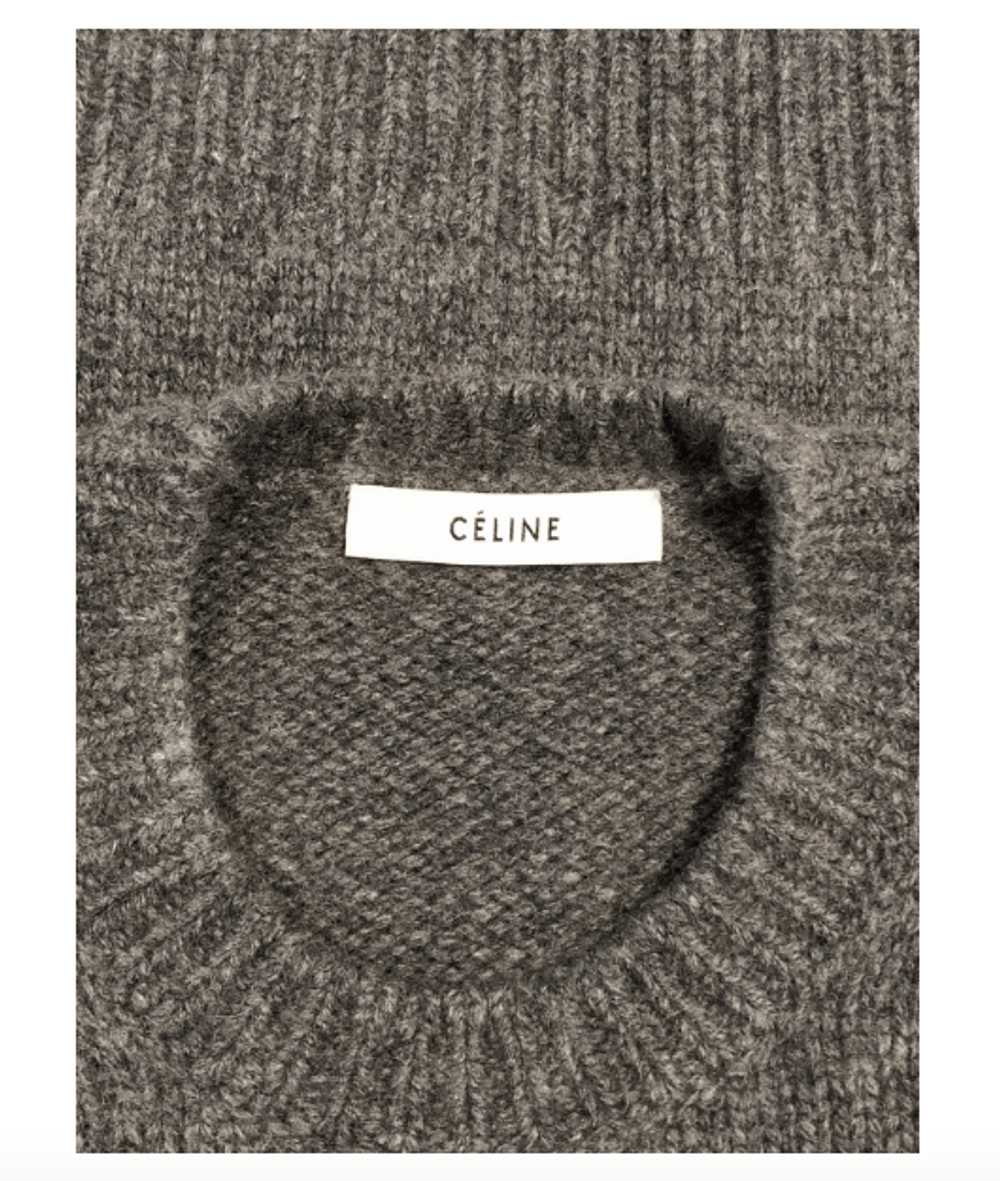 Celine Phoebe Philo Oversized Cashmere Crewneck S… - image 3