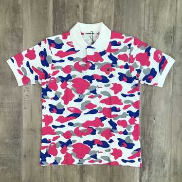 Bape BAPE Niigata limited color camo polo shirt