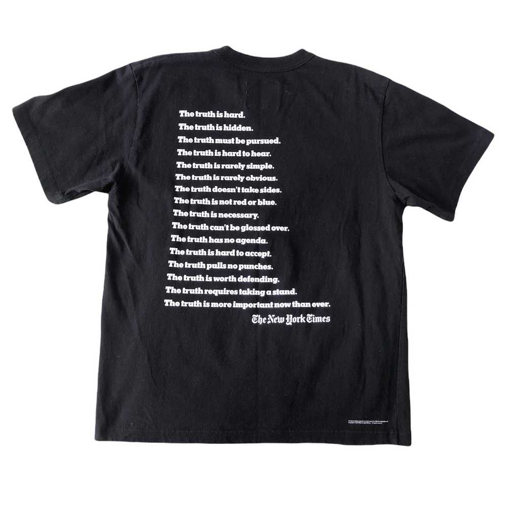 Sacai New York Times Truth T-Shirt Size 3 - image 3