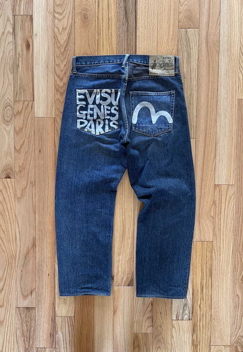 Evisu Evisu Split Hand Painted Denim - image 1