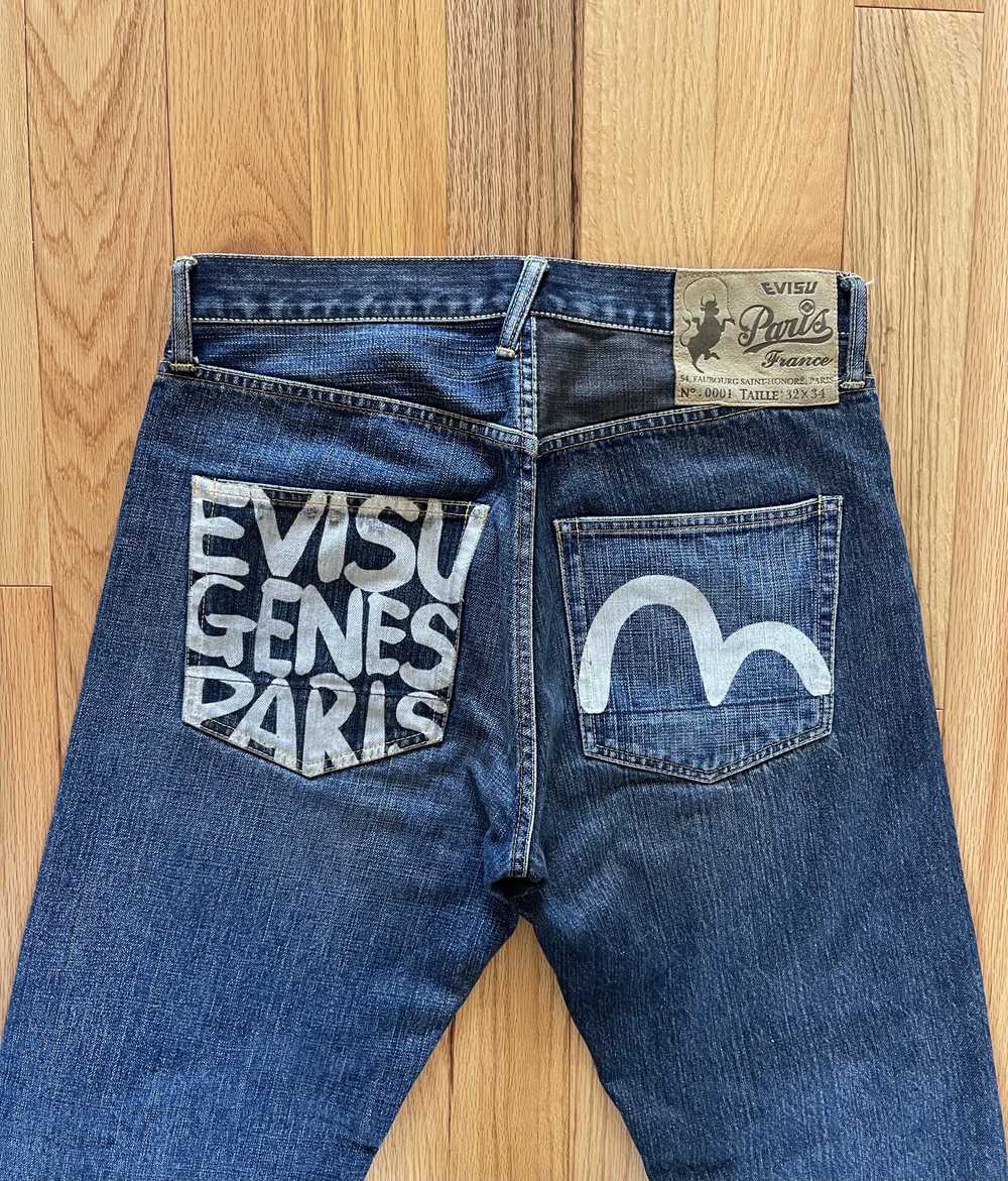 Evisu Evisu Split Hand Painted Denim - image 2