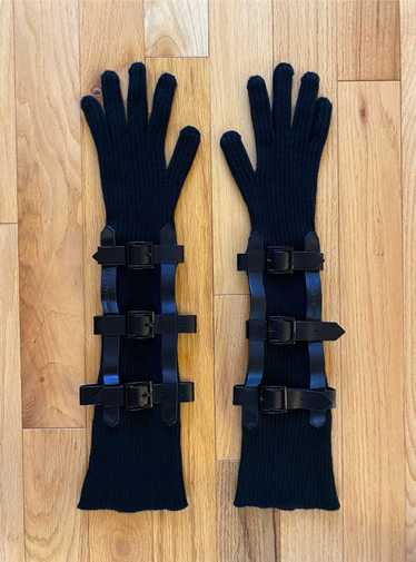 Emporio Armani Emporio Armani Wool Bondage Gloves