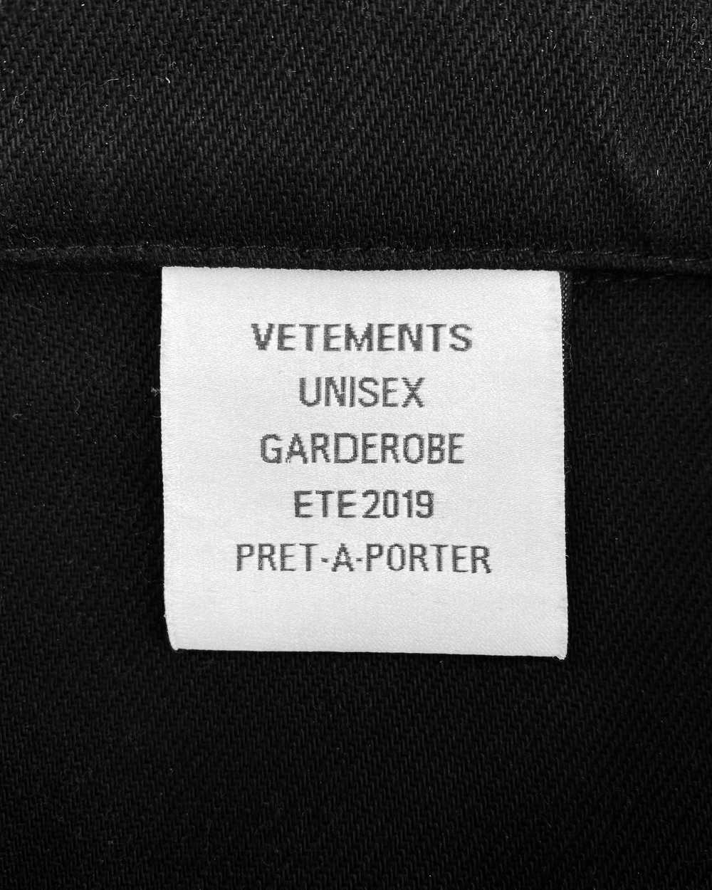 Vetements SS19 Vetements “Forgive Us” Embroidered… - image 6