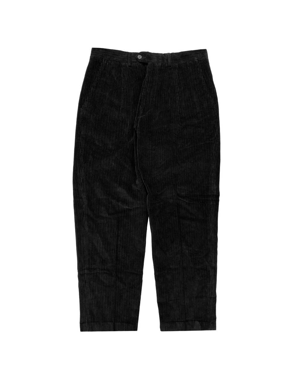 Givenchy 90’s Givenchy Homme Black Corduroy Trous… - image 1