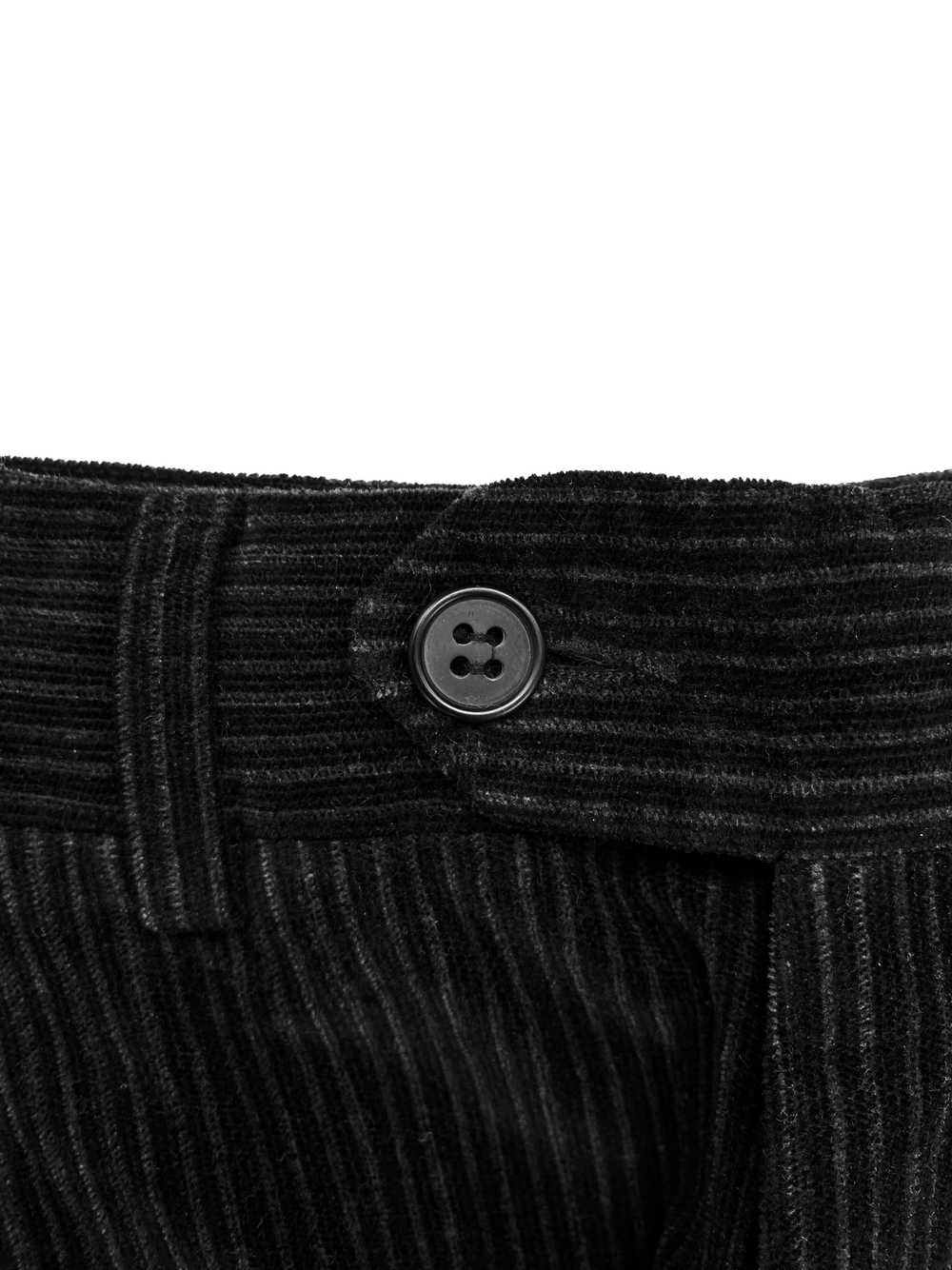 Givenchy 90’s Givenchy Homme Black Corduroy Trous… - image 2