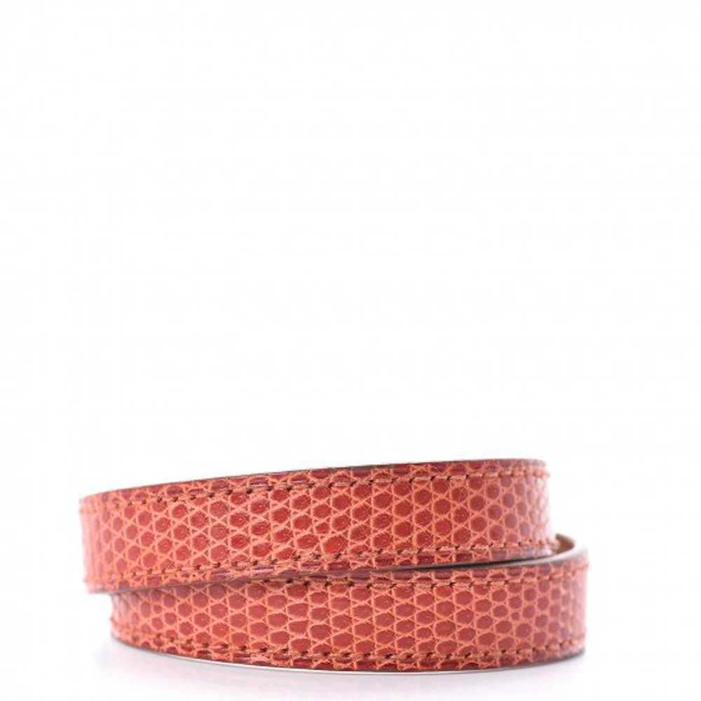 Hermes Hermes Lizard Kelly Double Tour Bracelet B… - image 2