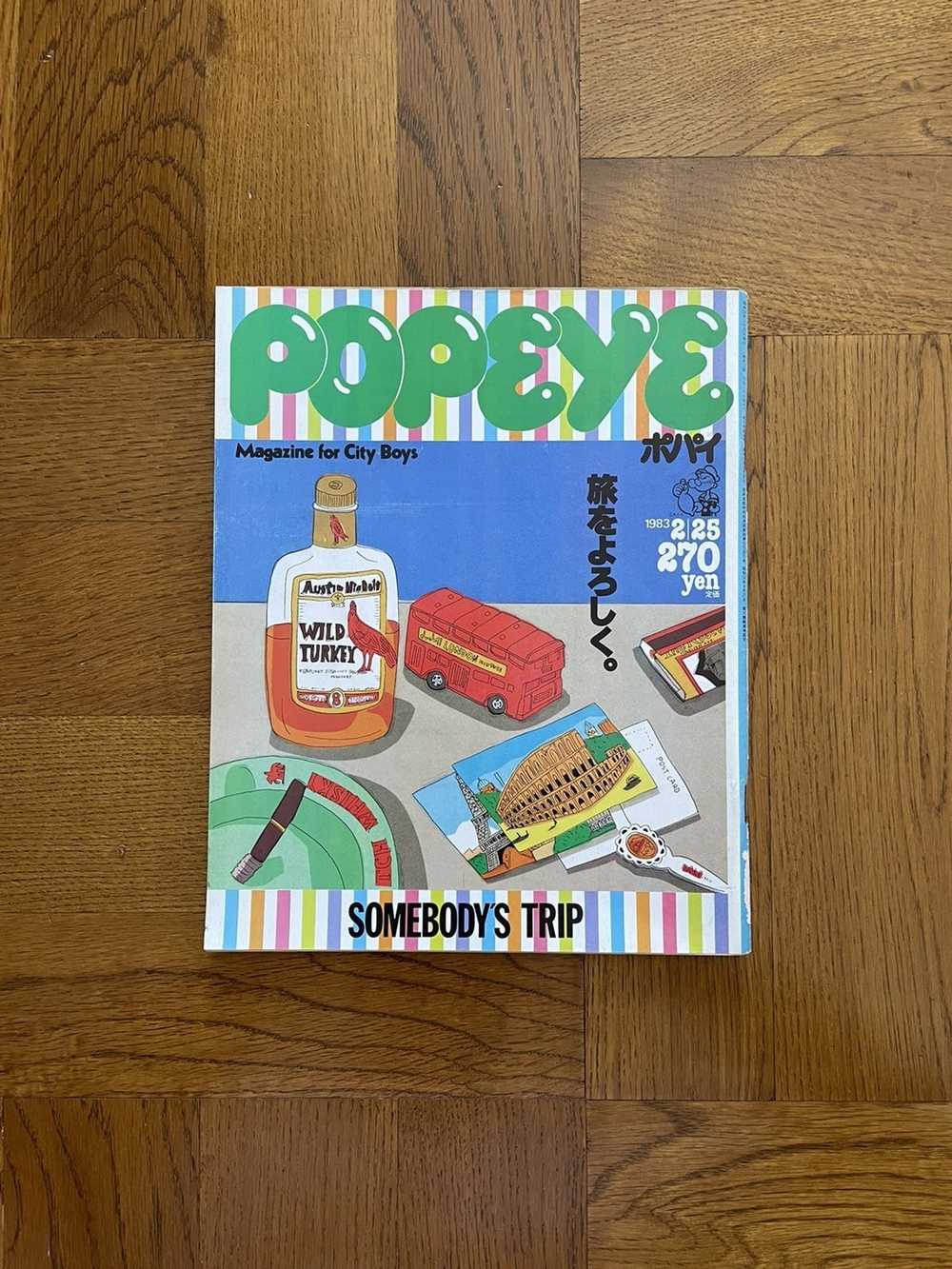 Japanese Brand Popeye Magazine February 1983 “Tra… - image 1