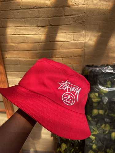 Stussy STUSSY BUCKET HAT RED