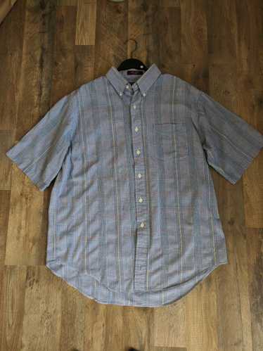 John Ashford × Vintage 90s plaid button down shirt