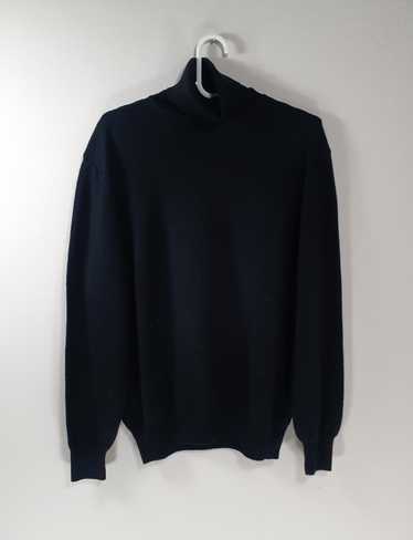 Pal Zileri Wool black polo sweater - image 1