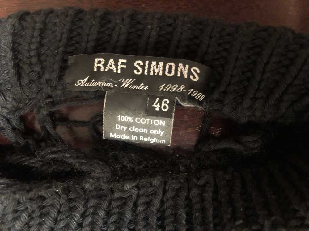 Raf Simons AW1998 Spiderweb Sweater - image 4