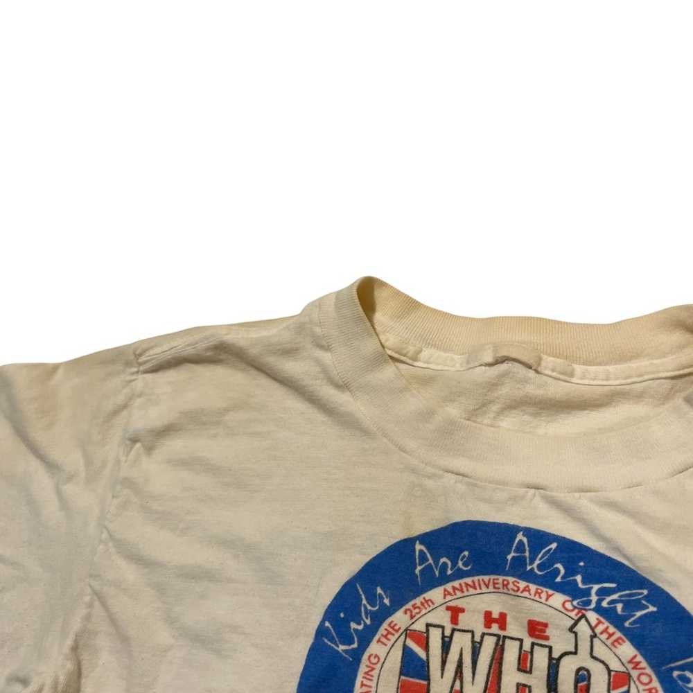 Band Tees × Vintage 80s The Who The Kids Are Alri… - image 4