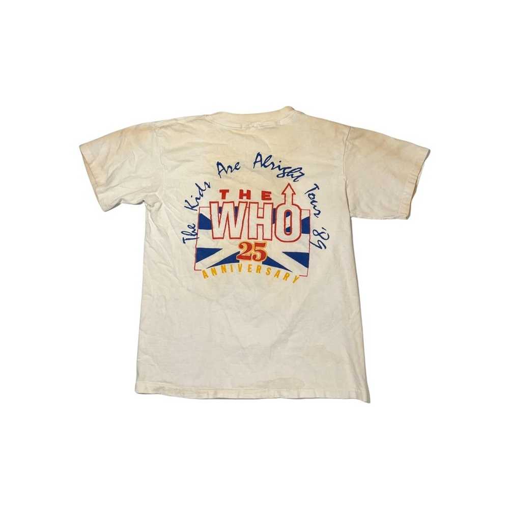 Band Tees × Vintage 80s The Who The Kids Are Alri… - image 5