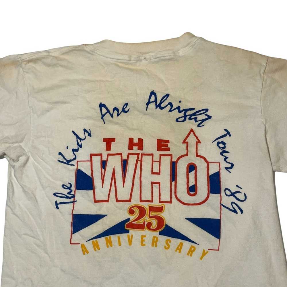 Band Tees × Vintage 80s The Who The Kids Are Alri… - image 6