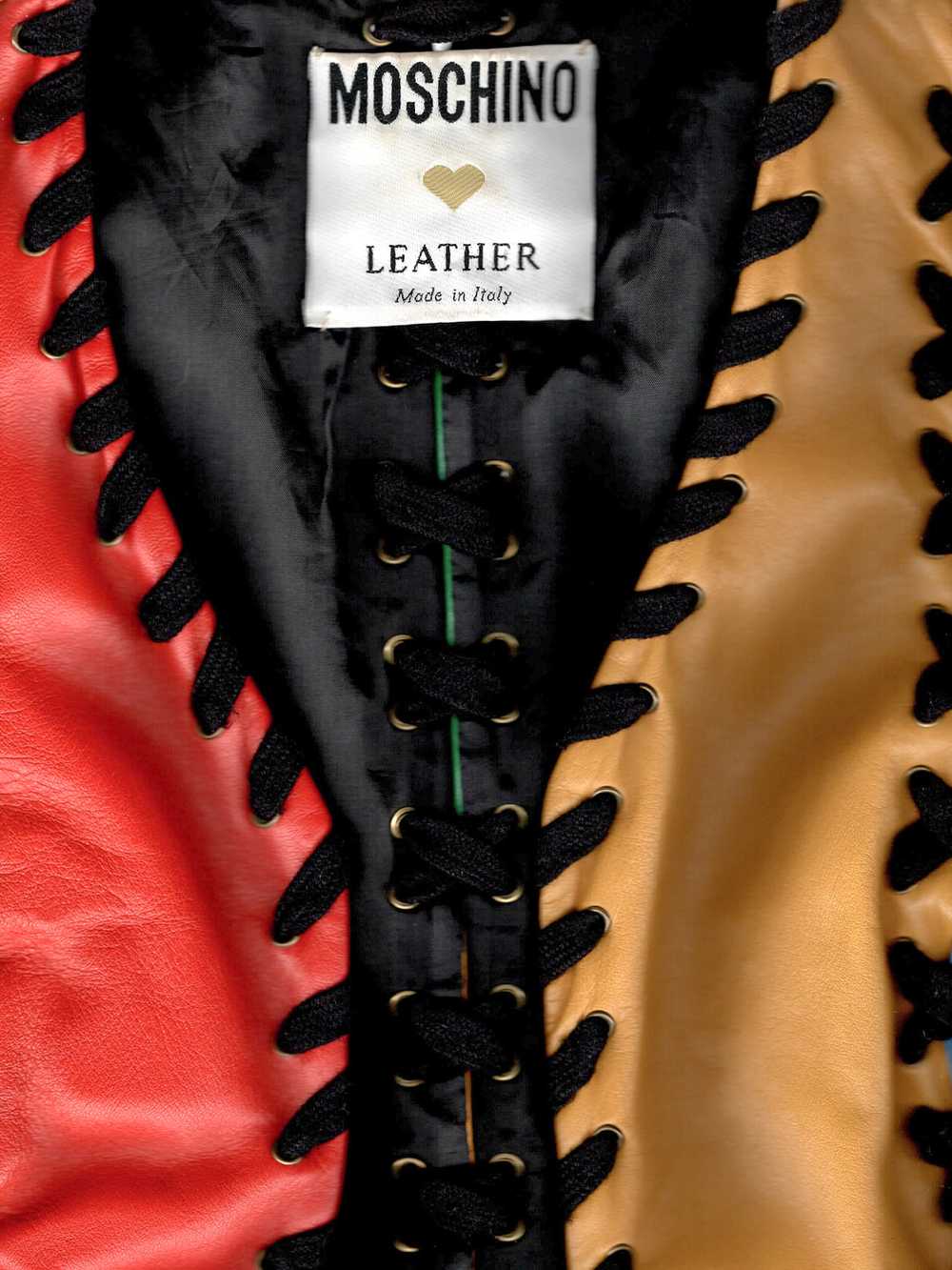 Moschino Leather Gilet - image 2