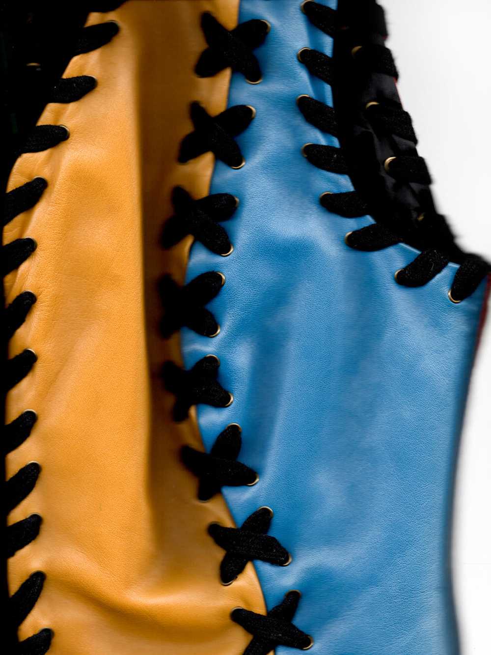 Moschino Leather Gilet - image 7