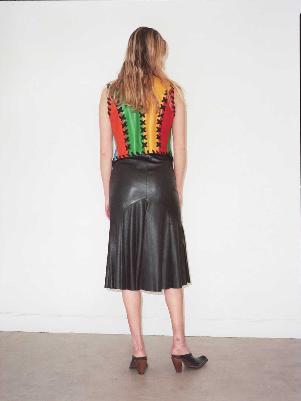 Moschino Leather Gilet - image 8