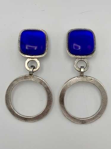 Montana pour Claire Deve Blue Glass Earrings - image 1
