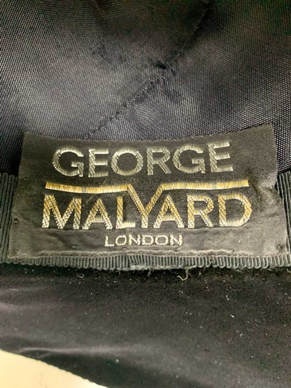 George Malyard Black Velvet Diamanté Tassel Hat - image 3