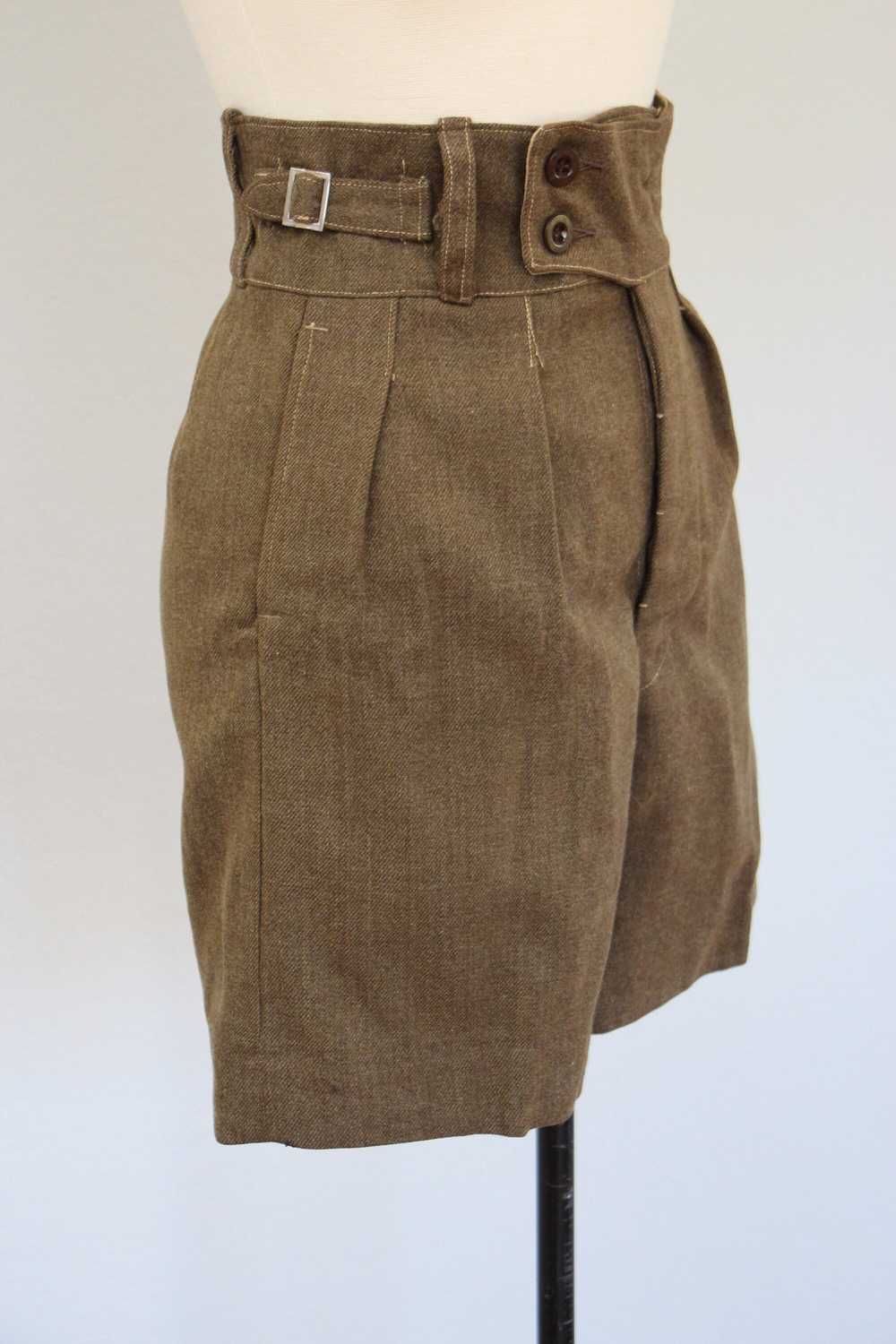 Vintage 1950s New Zealand Army Olive Green Wool S… - image 5