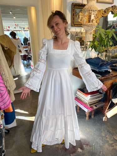 Very Early Vintage Laura Ashley Wedding Dress