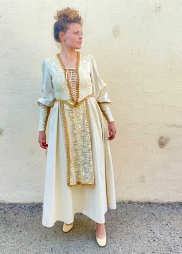 Vintage Gunne Sax Lace Detailed Dress