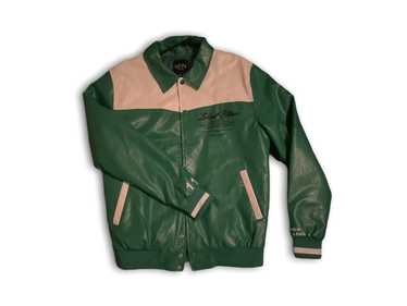 Detroit Cass Tech Half Moon Varsity Jacket Green w/ White Leather Slee –  Respected Everywhere