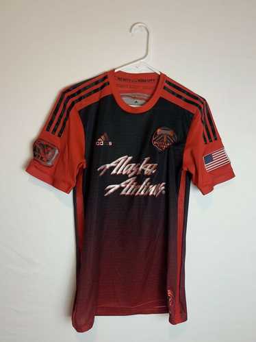 Adidas Dutch Bros MLS Portland Timbers Training Aeroready Shirt Men's L