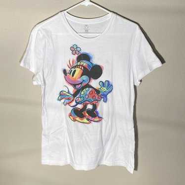 Disney Vintage Minnie Watercolor T-shirt Disney S… - image 1