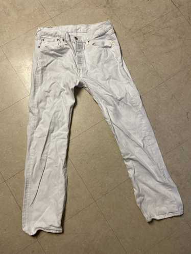 Levis 501 white denim - Gem