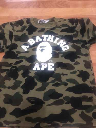 Bape Abathing ape camouflaged shirt