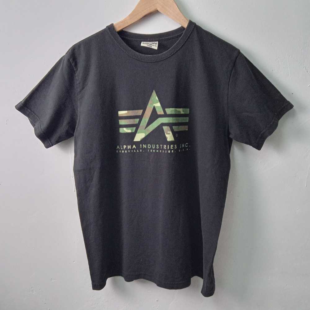 Alpha Industries Alpha Industries Camo Logo T shi… - image 1