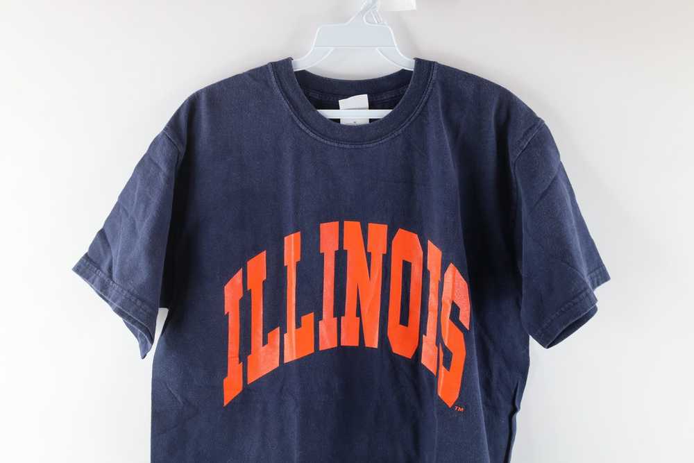 Vintage Vintage Faded University of Illinois Bloc… - image 2