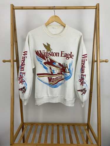 Vintage VTG Winston Eagle Hydroplane Racing AOP Sw