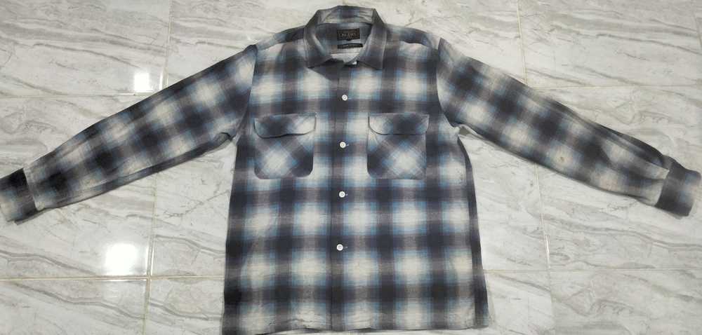 Beams Plus Japanese Brand Beam Flannel Shirt butt… - image 1