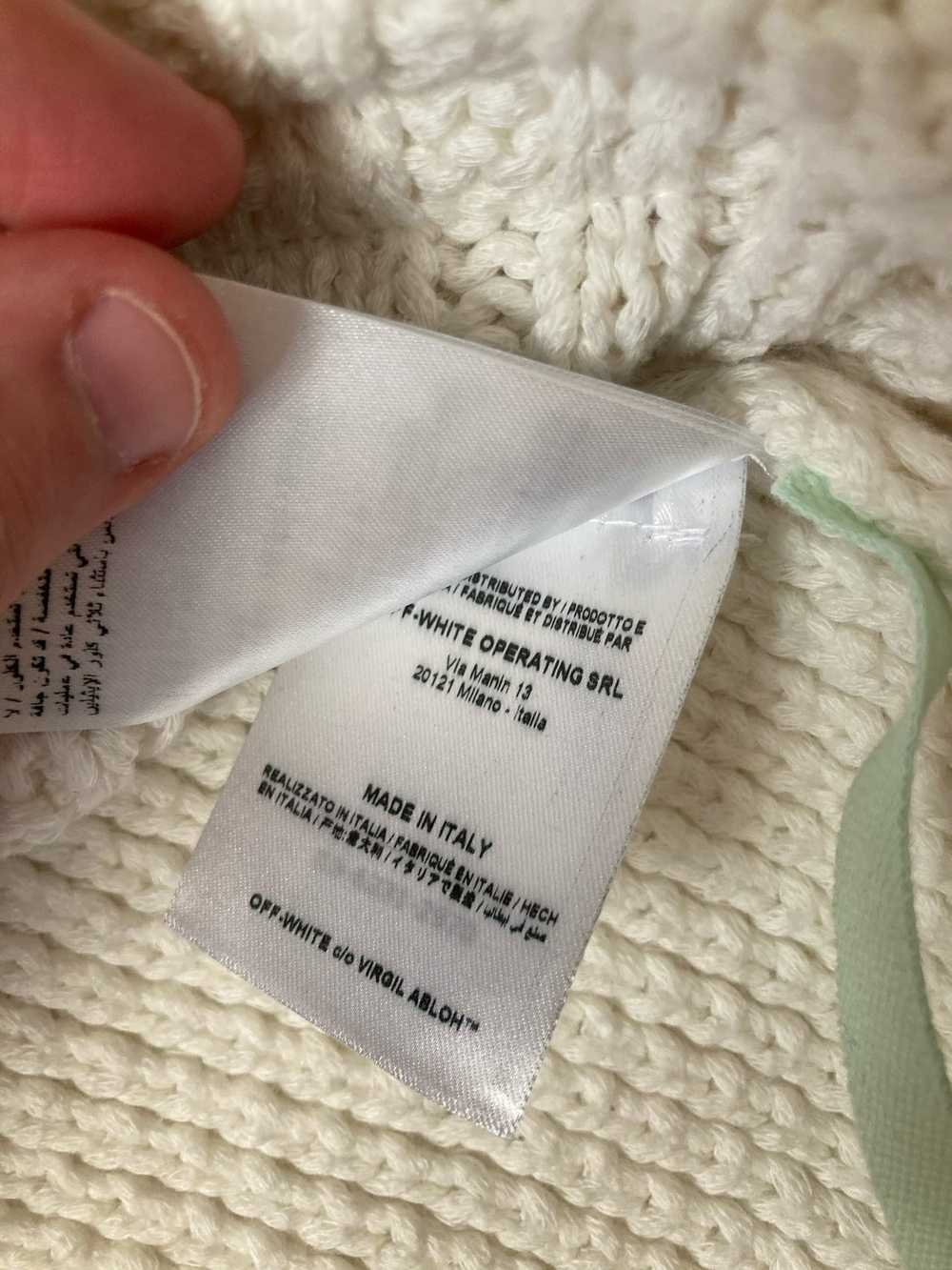 Off-White RARE! temperature cotton knit vest - image 3