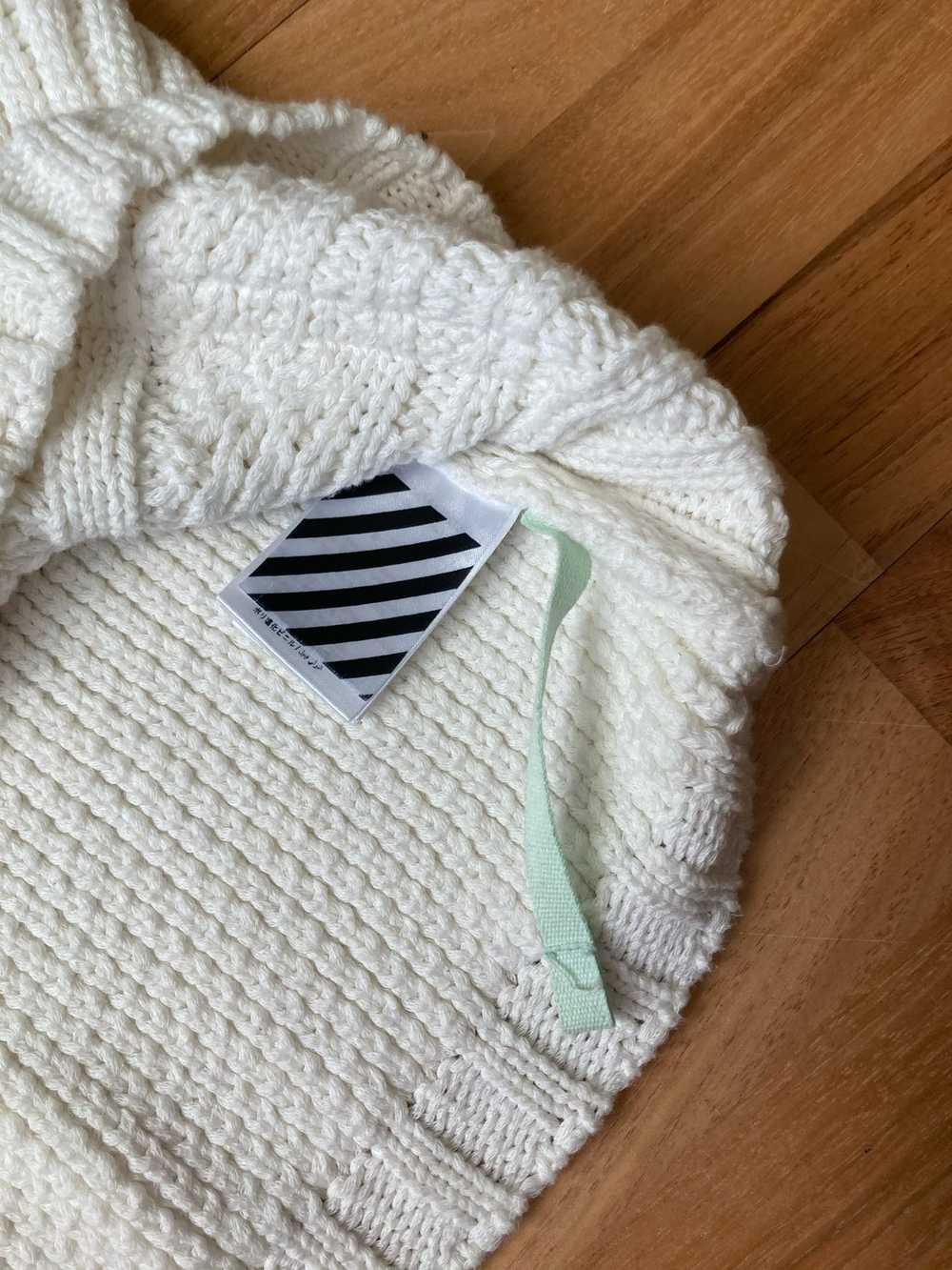 Off-White RARE! temperature cotton knit vest - image 5