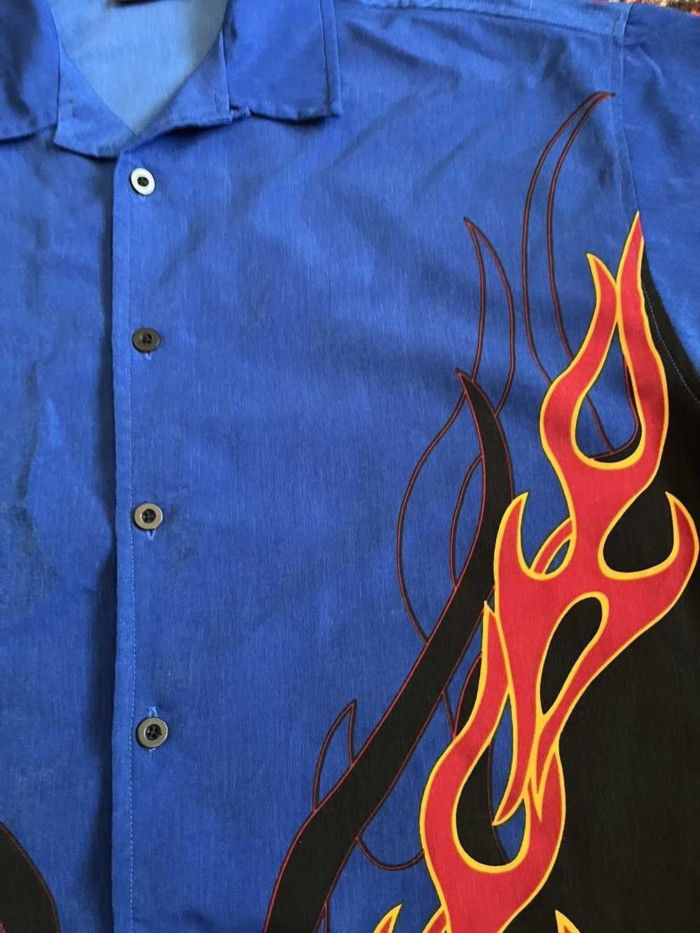 Vintage Vintage No Boundaries Flame print shirt - image 3