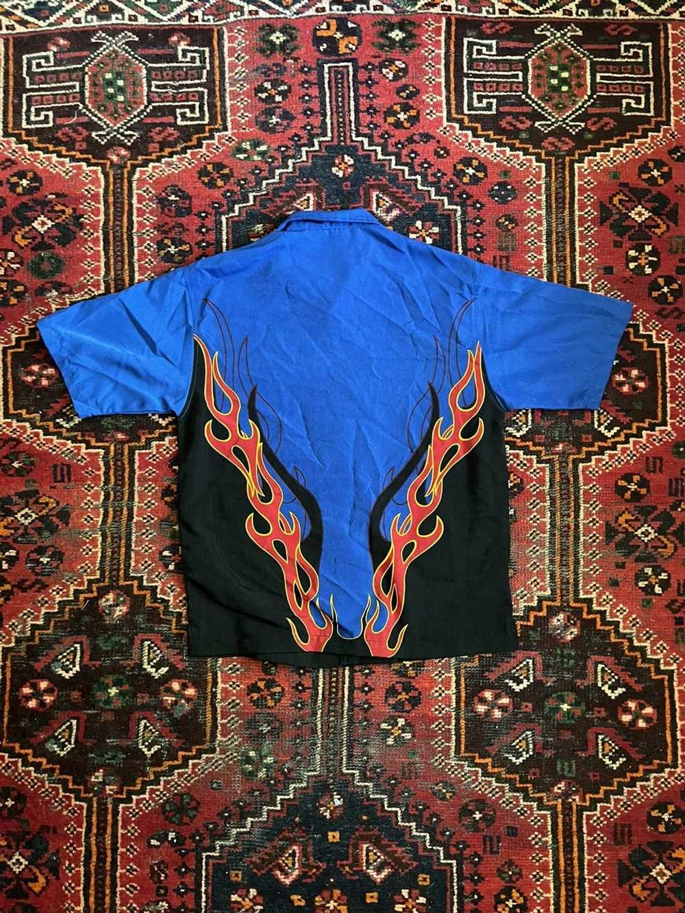 Vintage Vintage No Boundaries Flame print shirt - image 6