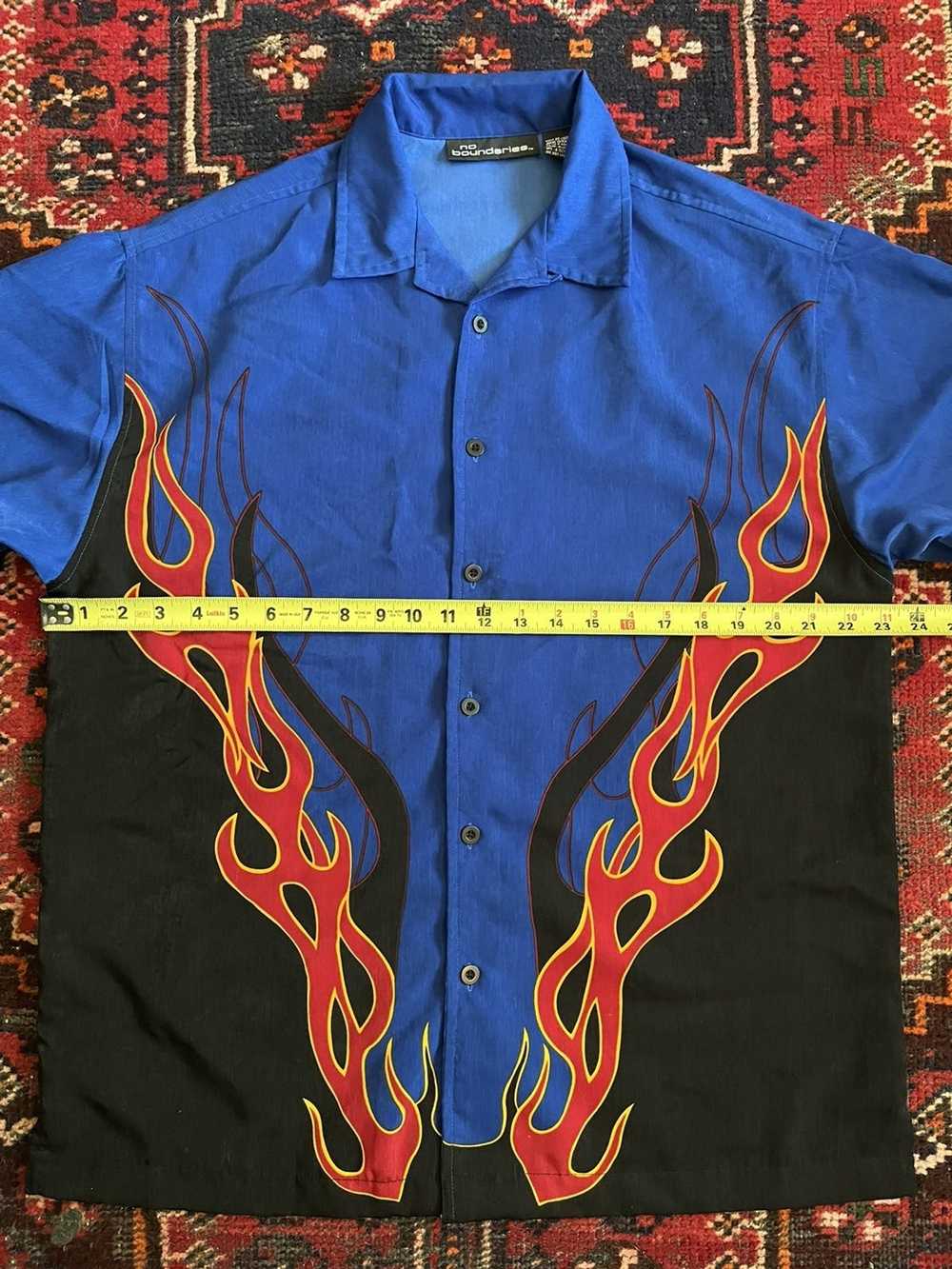 Vintage Vintage No Boundaries Flame print shirt - image 7