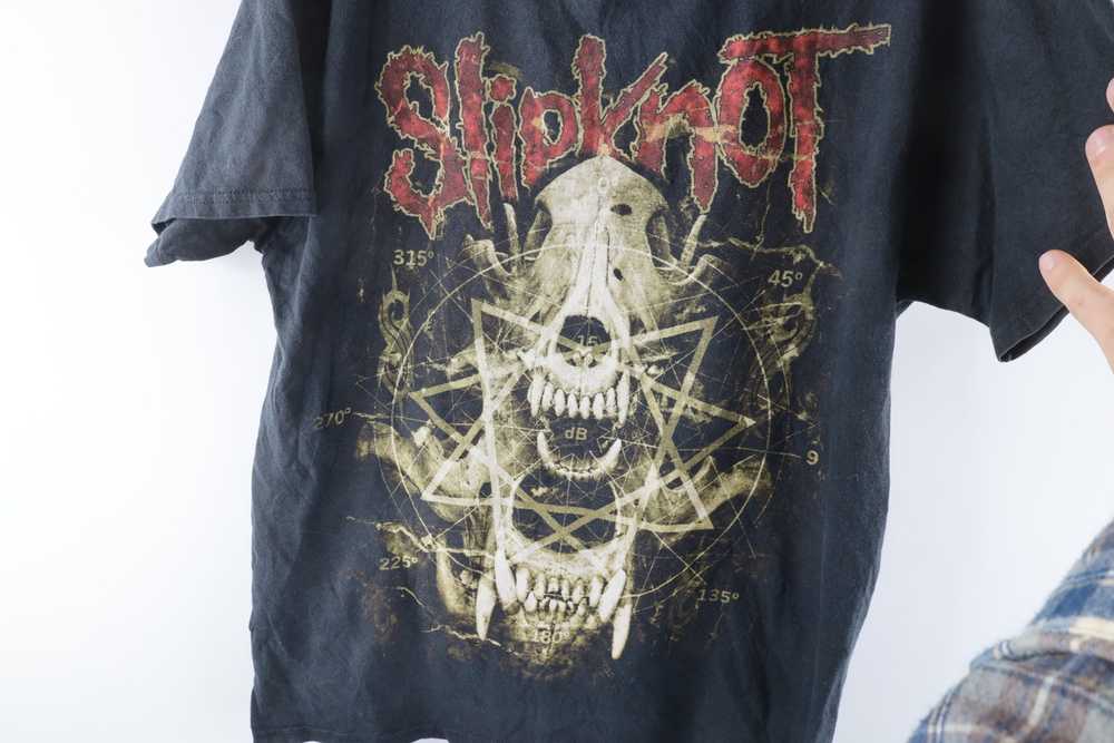 Vintage Vintage Slipknot Skull Double Sided Band … - image 4
