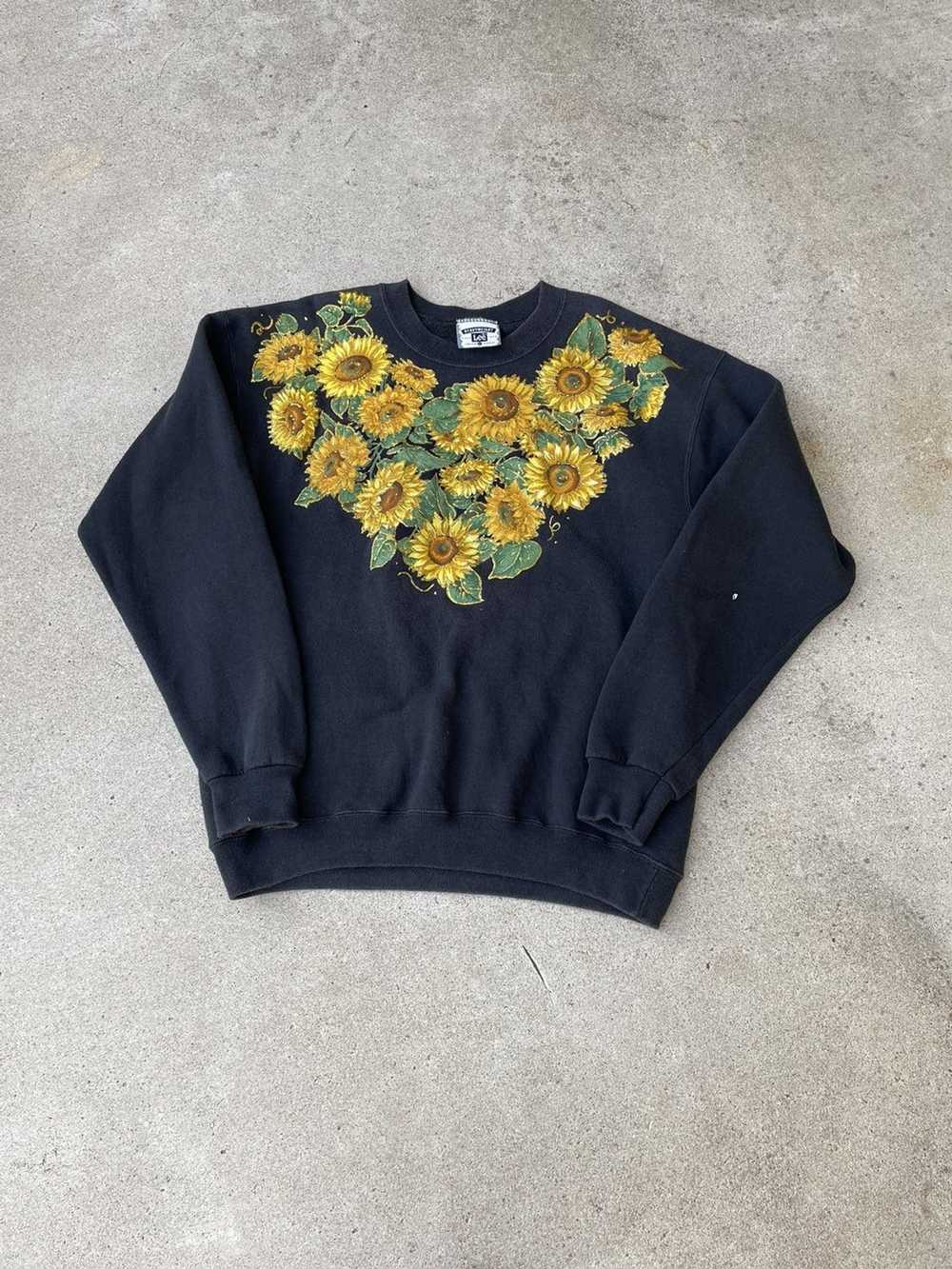 Lee × Vintage 90’s Lee Pullover Sweatshirt Floral… - image 1
