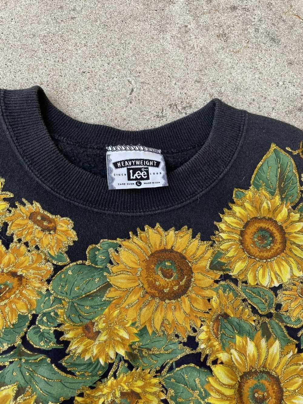 Lee × Vintage 90’s Lee Pullover Sweatshirt Floral… - image 4