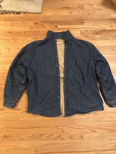 Wrangler Wrangler fur lined jean jacket