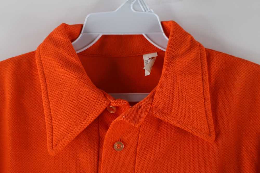 Vintage Vintage 70s Rockabilly Knit Collared Polo… - image 4