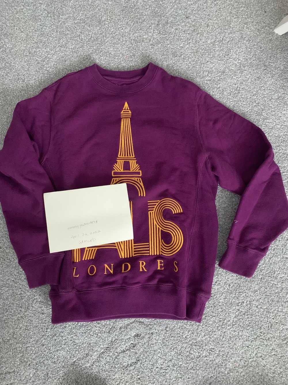 Palace Purple Londres Crewneck - image 8